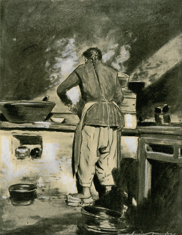 Cozinheiro chinês de Mortimer Ludington Menpes