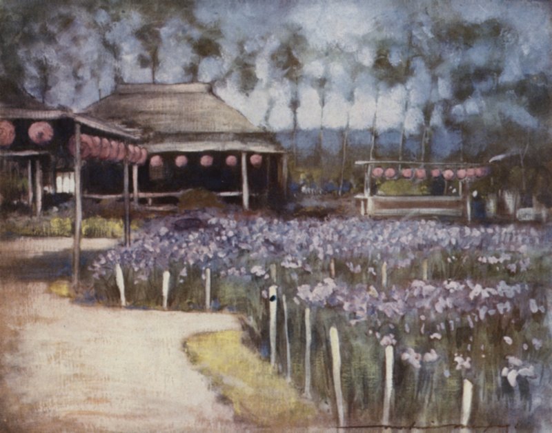 Iris Garden de Mortimer Ludington Menpes