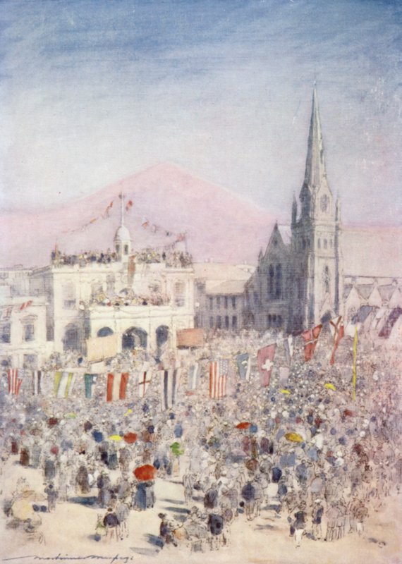 Dia de Mafeking em Capetown de Mortimer Ludington Menpes