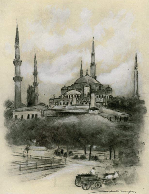 Mesquita de Santa Sofia, Constantinopla de Mortimer Ludington Menpes