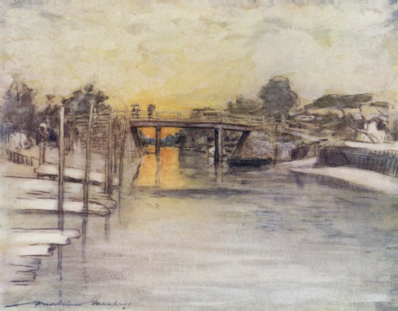 Sobre a ponte de Mortimer Ludington Menpes