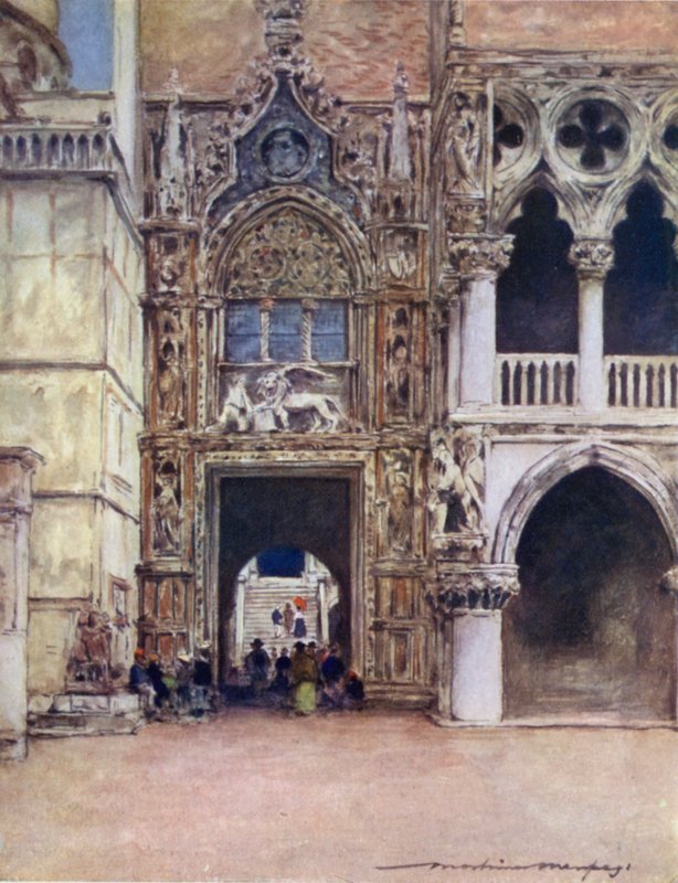 Porta della Carta, Palácio do Doge de Mortimer Ludington Menpes