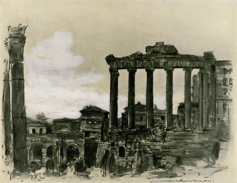 Restos da Roma Antiga de Mortimer Ludington Menpes