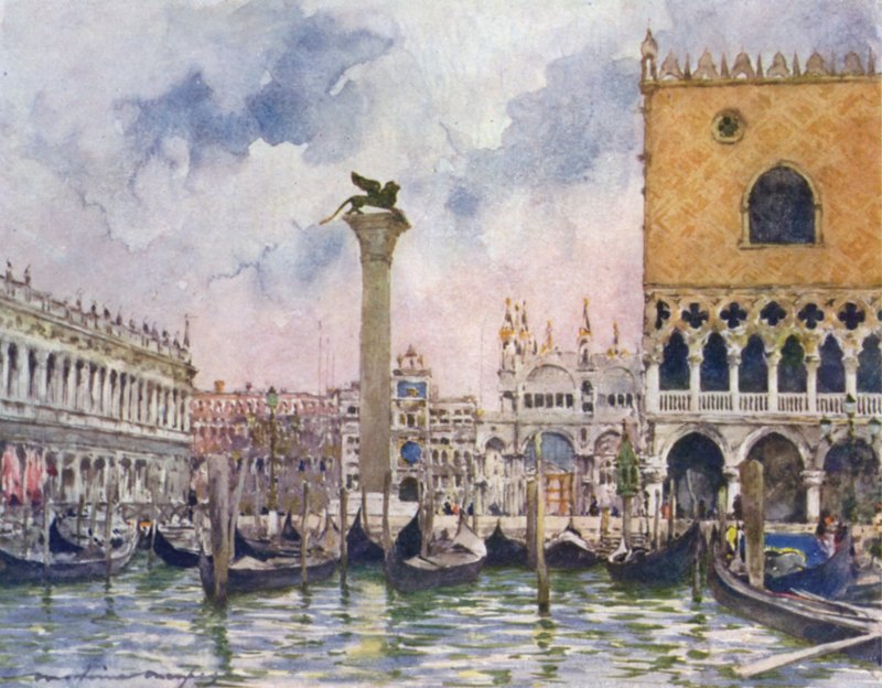 Piazza San Marco de Mortimer Ludington Menpes