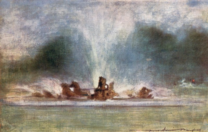 Fontes em Versalhes de Mortimer Ludington Menpes