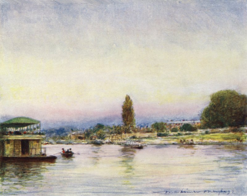 Hampton Court, do rio de Mortimer Ludington Menpes