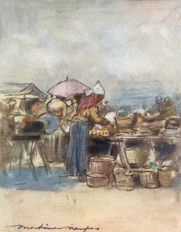 No mercado de Mortimer Ludington Menpes