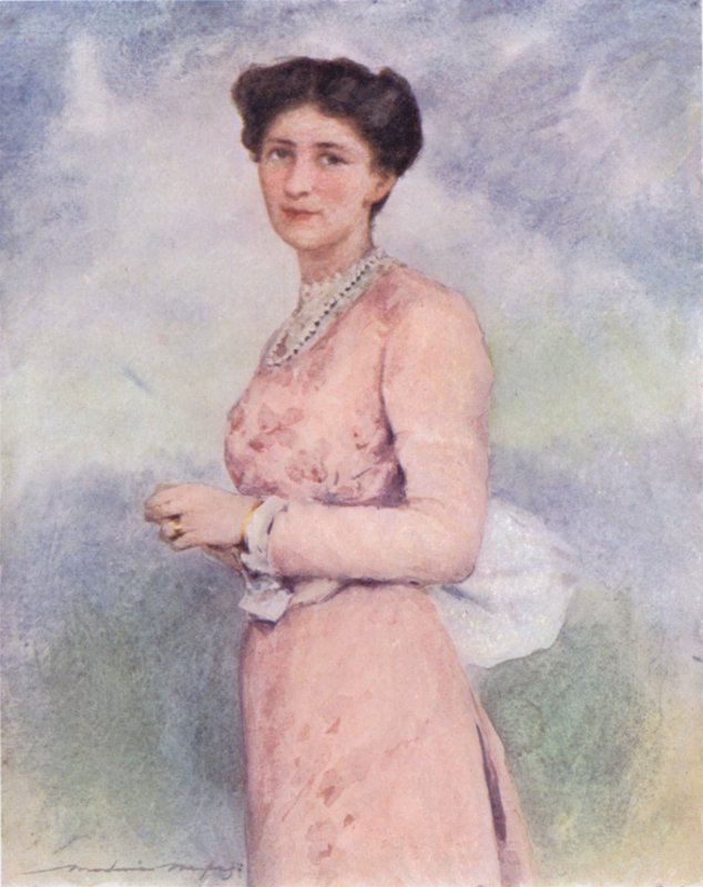 Lady Curzon (cor litho) de Mortimer Ludington Menpes