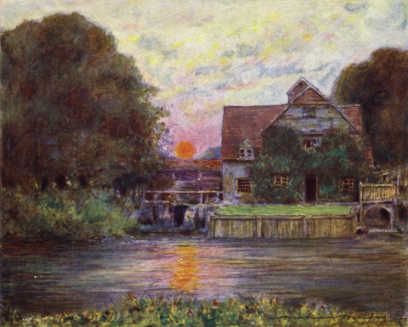 Mapledurham Mill de Mortimer Ludington Menpes