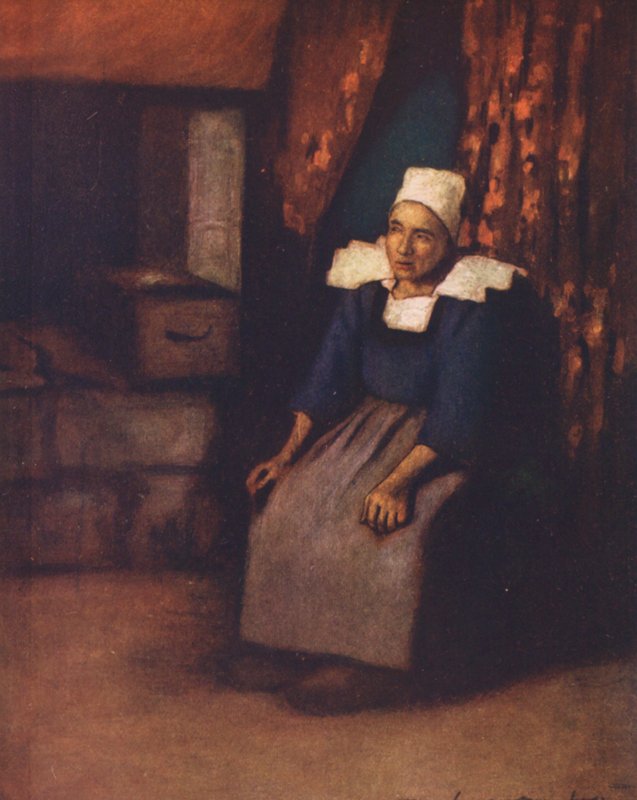 Descanso a meio do dia (litografia a cores) de Mortimer Ludington Menpes