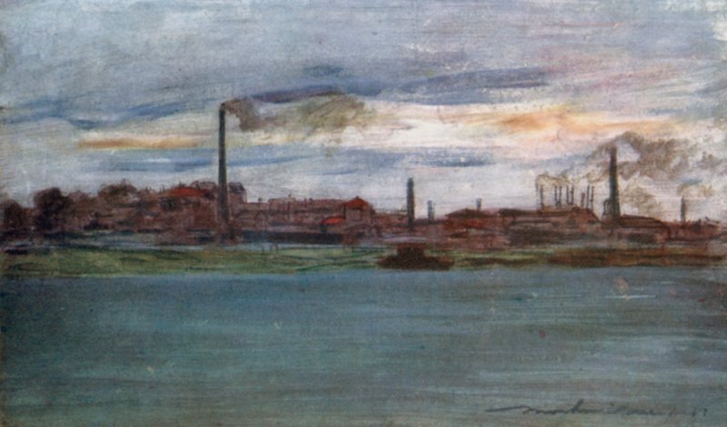 Perto de Charenton de Mortimer Ludington Menpes