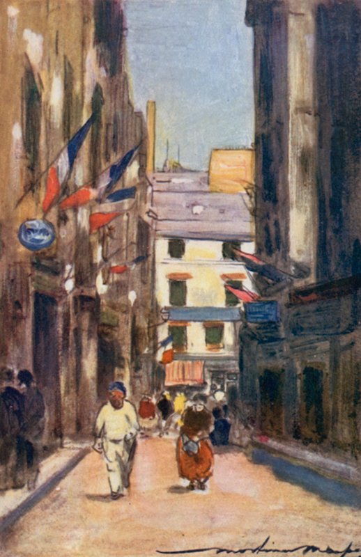 Rue de Seine de Mortimer Ludington Menpes