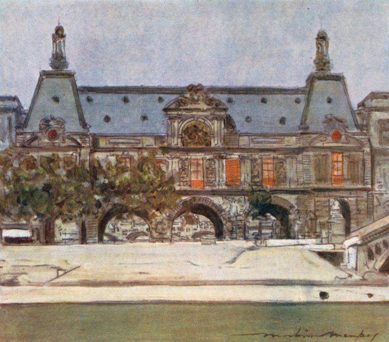 Museu do Louvre de Mortimer Ludington Menpes