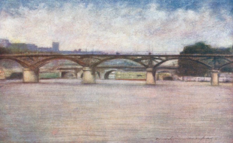 A Pont des Arts de Mortimer Ludington Menpes