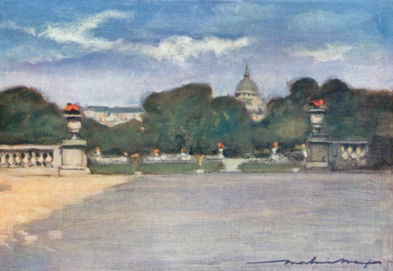 Jardins das Tulherias de Mortimer Ludington Menpes