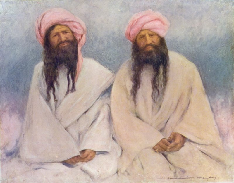 Dois Baluch Chiefs (cor litho) de Mortimer Ludington Menpes