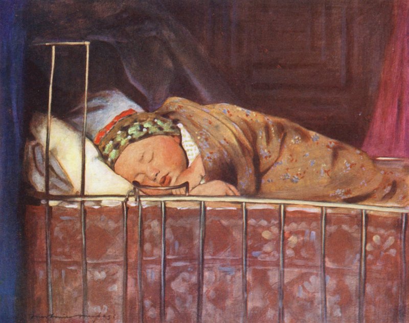 As crianças do mundo: Holandês, Cansado (litografia a cores) de Mortimer Ludington Menpes