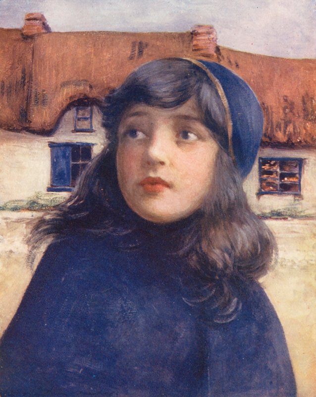 As crianças do mundo: Irlandesa, Molly (litografia a cores) de Mortimer Ludington Menpes
