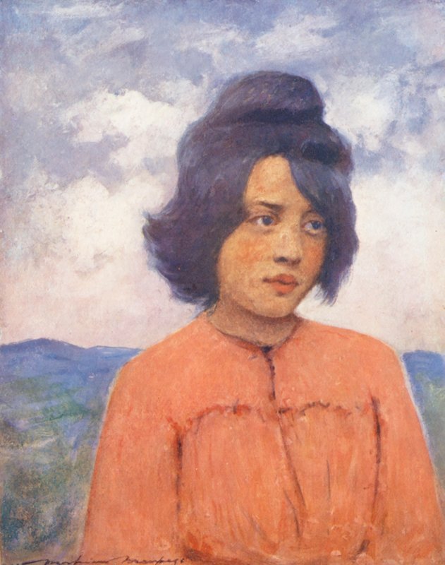 As crianças do mundo: Italiano, Carita (litografia a cores) de Mortimer Ludington Menpes