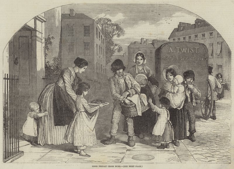 Bolos Cruzados Sexta-Feira Santa de Myles Birket Foster