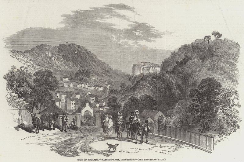 Spas da Inglaterra, Matlock-Bath, Derbyshire de Myles Birket Foster