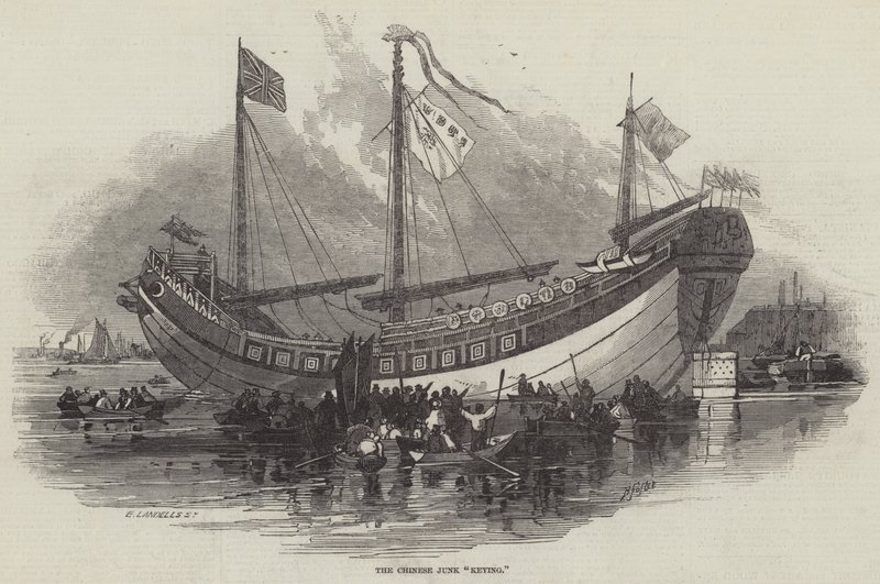 O chinês Junk Keying de Myles Birket Foster