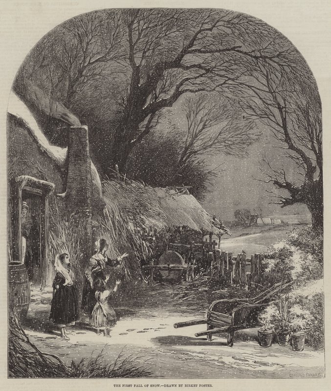 A primeira queda de neve de Myles Birket Foster