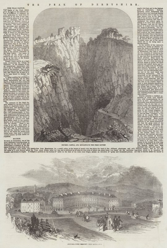 O Pico de Derbyshire de Myles Birket Foster