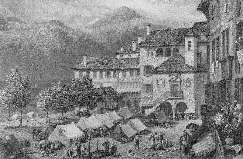 Oita (gravura) de Myles Birket (after) Foster