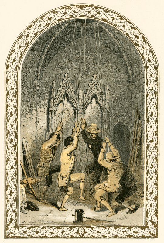 Sino tocando no Natal de Myles Birket Foster