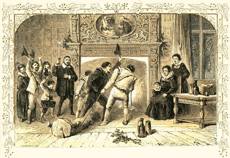 Cerimônia para a véspera de Natal de Myles Birket Foster