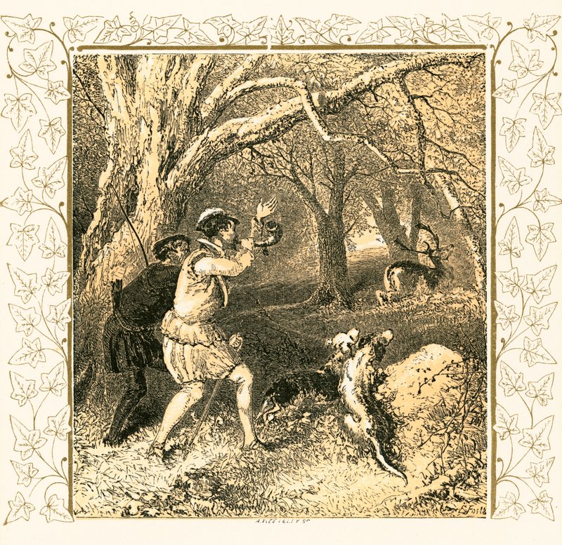 Caçando de Myles Birket Foster