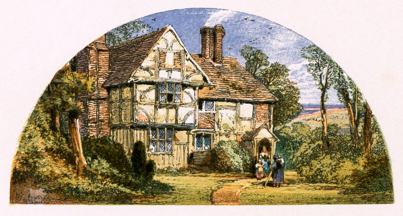 Ilustração para &39;O Viajante&39; de Myles Birket Foster