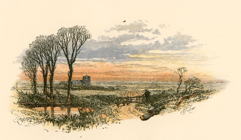 Caminhada de domingo à noite de Myles Birket Foster