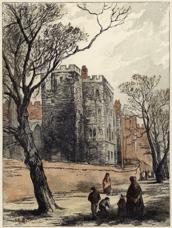 Torre do Lollard, Lambeth Palace, Londres de Myles Birket Foster