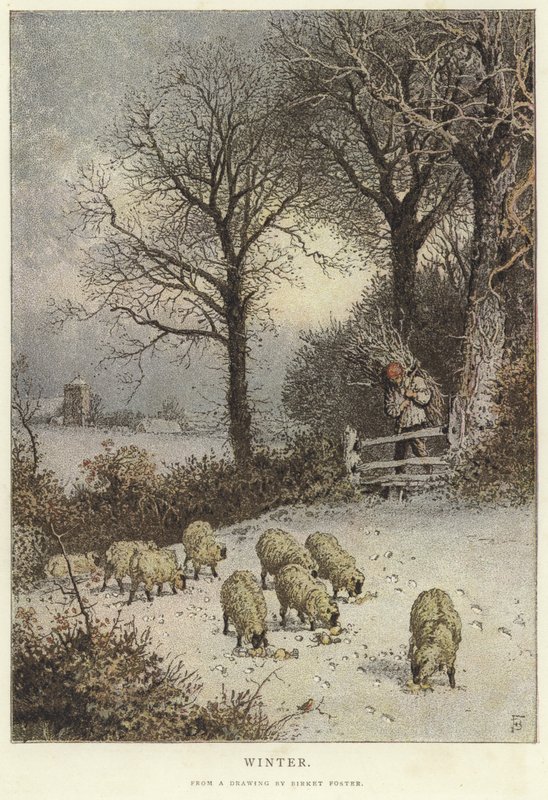 Inverno de Myles Birket Foster