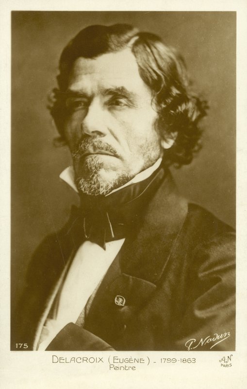 Eugene Delacroix, pintor francês de Nadar