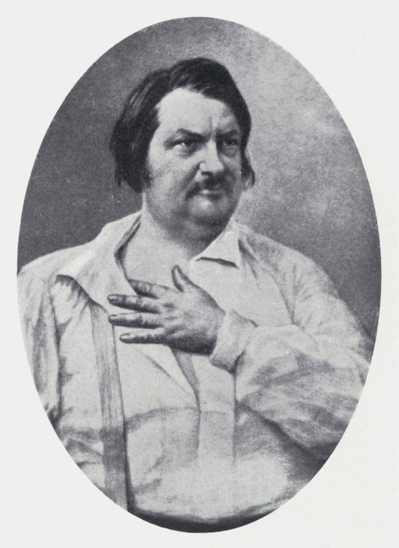 O poeta Honoré de Balzac de Nadar