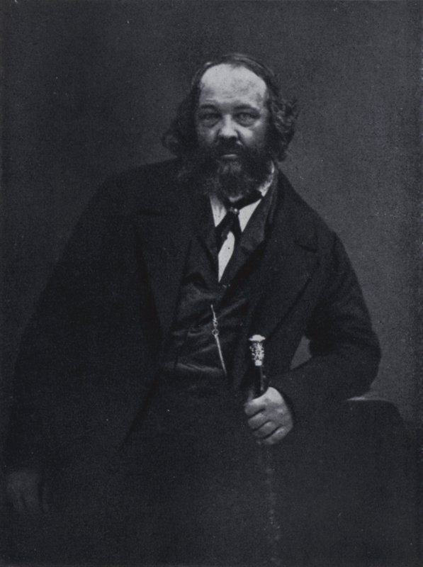 O revolucionário Michael Alexandrowitsch Bakunin de Nadar