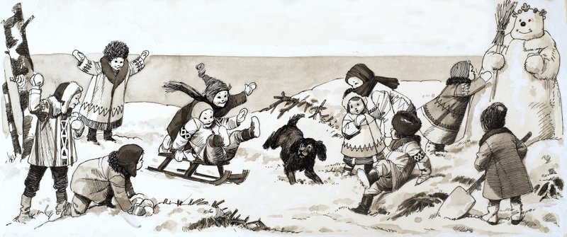 Contos de muitas terras: O bebé da neve de Nadir Quinto