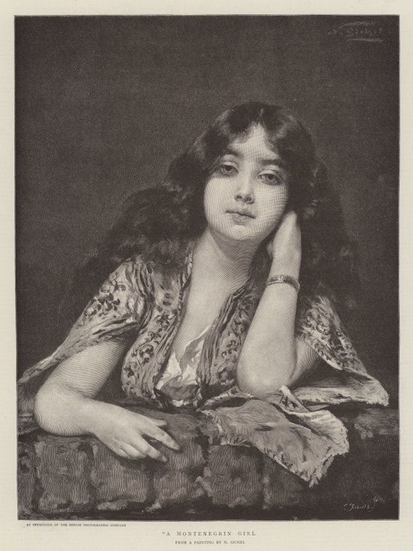 Uma menina montenegrina de Nathaniel Sichel