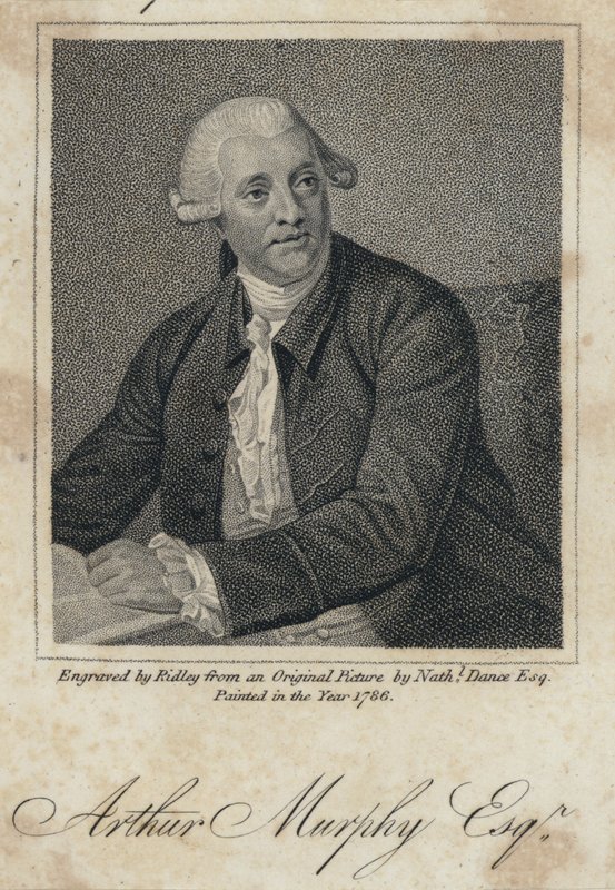Arthur Murphy, escritor irlandês (gravura) de Nathaniel (after) Dance Holland