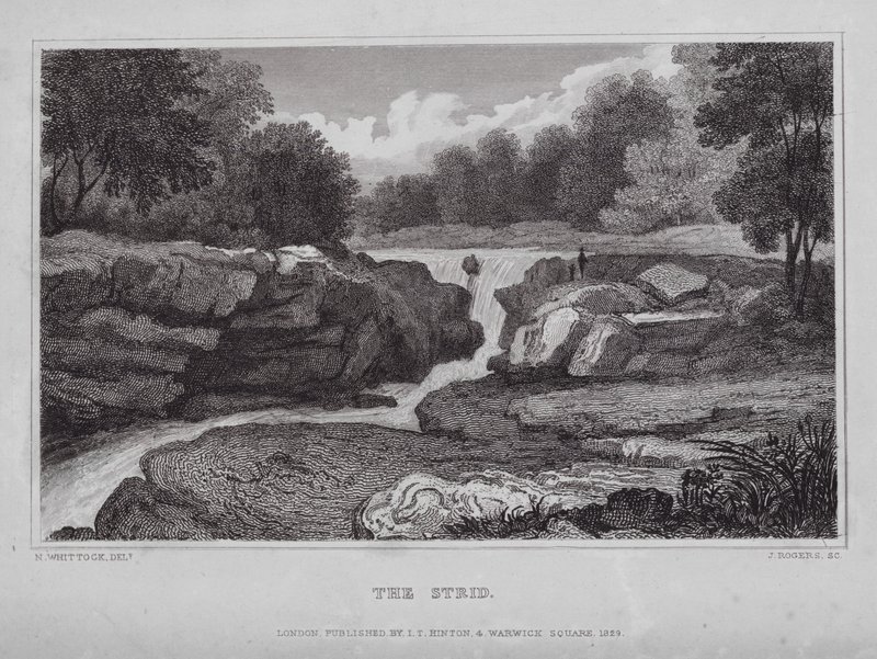 O Strid (gravura) de Nathaniel (after) Whittock