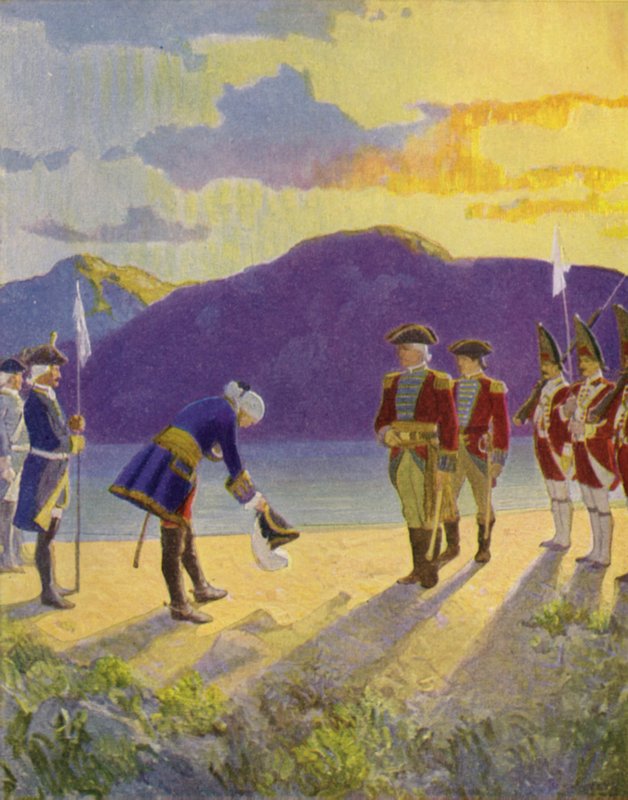 Ilustração para o último dos moicanos de Newell Convers Wyeth