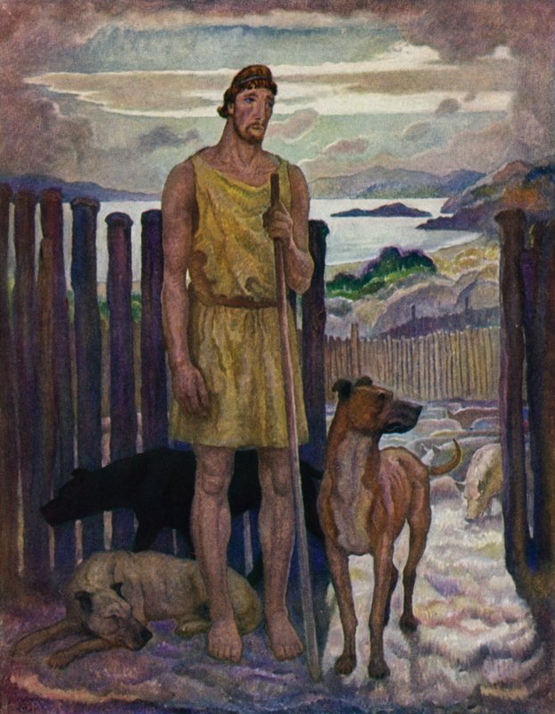 Odisseia: Eumaeus, o suinoceronte de Newell Convers Wyeth