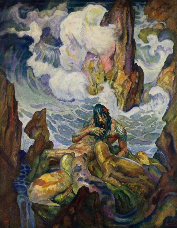 Odisseia: Proteus, o velho do mar de Newell Convers Wyeth