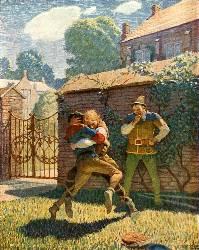 Joãozinho luta na Gamewell de Newell Convers Wyeth