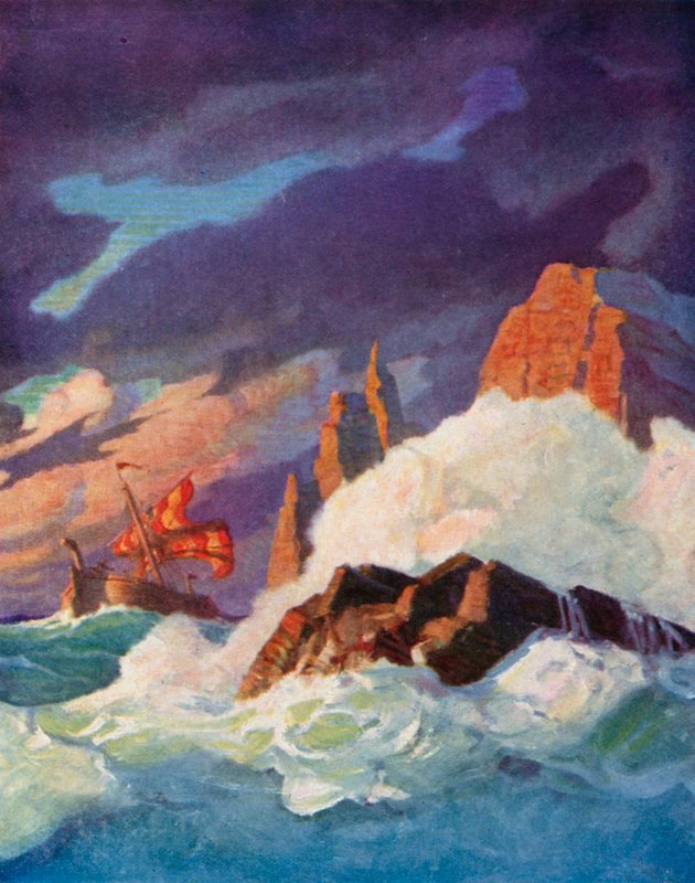 A tempestade no Firth of Clyde de Newell Convers Wyeth