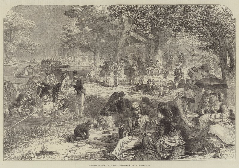Dia de Natal na Austrália de Nicholas Chevalier