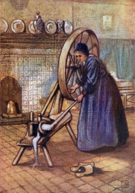 Uma roda de fiar Laren de Nico Jungman